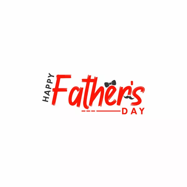Happy Fathers Day Logo With Bird Happy Fathers Day Text