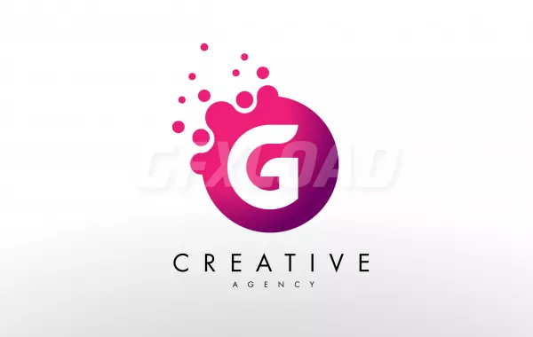 Dots Letter G Logo