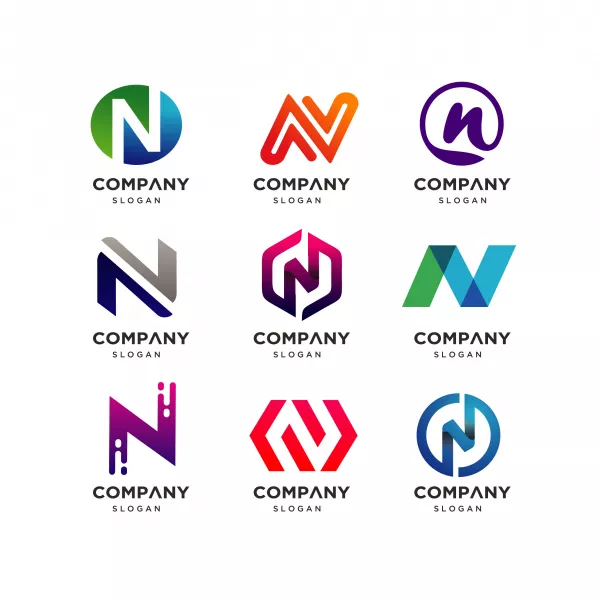 Collection Letter N Logo Design